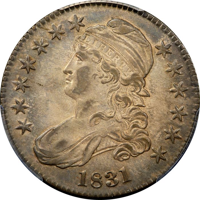 1831 Capped Bust Half Dollar (50c) O-103 Obverse Image