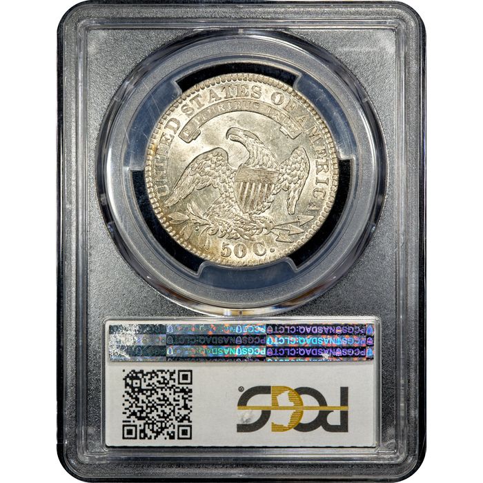 1831 Capped Bust Half Dollar (50c) Reverse Slab Image