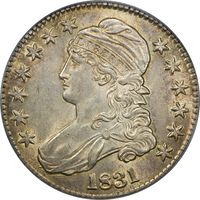 1831 Capped Bust Half Dollar (50c) Photo 3