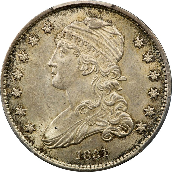 1831 Capped Bust Quarter (25c) Browning 4 Sm Letters Obverse Image