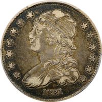 1831 Capped Bust Quarter (25c) Large Letters Photo 3