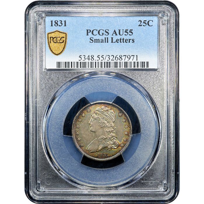 1831 Capped Bust Quarter (25c) Small Letters Obverse Image