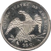 1831 Capped Bust Quarter (25c) Small Letters Reverse Image