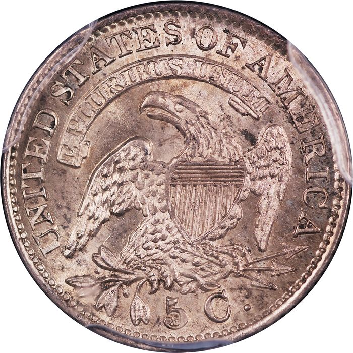 1832 Capped Bust Half Dime (H10C) Reverse Image
