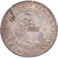 1832 Capped Bust Half Dollar (50c) Large Letters O-101a Reverse Image