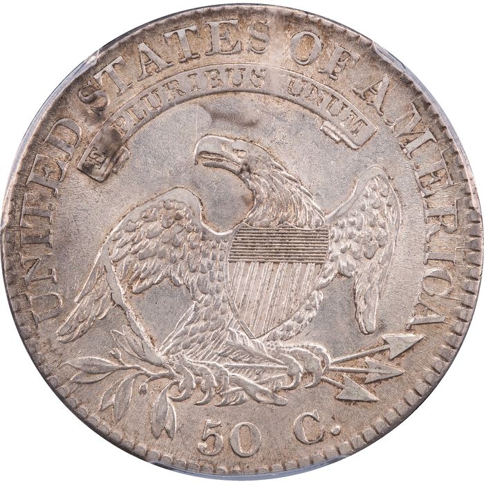 1832 Capped Bust Half Dollar (50c) Large Letters O-101a Reverse Image
