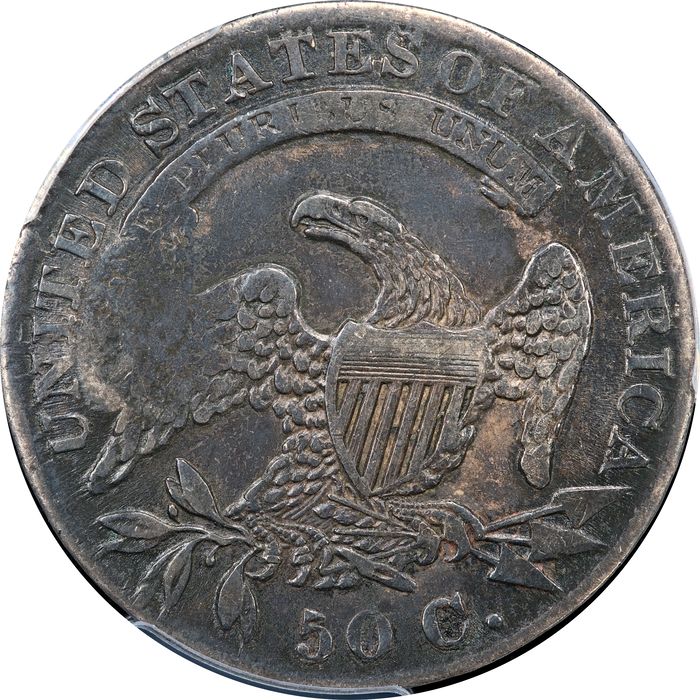 1832 Capped Bust Half Dollar (50c) Small Letters HT-141 Houck's Panacea Reverse Image
