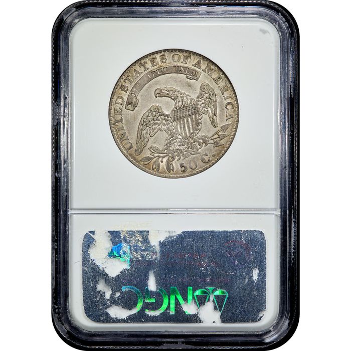 1832 Capped Bust Half Dollar (50c) Small Letters Reverse Slab Image