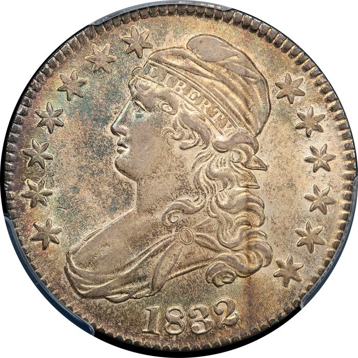 1832 Capped Bust Half Dollar (50c) Small Letters Obverse Image