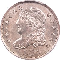 1833 Capped Bust Half Dime (H10C) Obverse Image