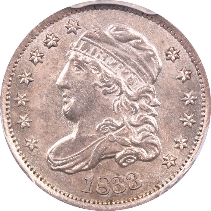 1833 Capped Bust Half Dime (H10C) Obverse Image