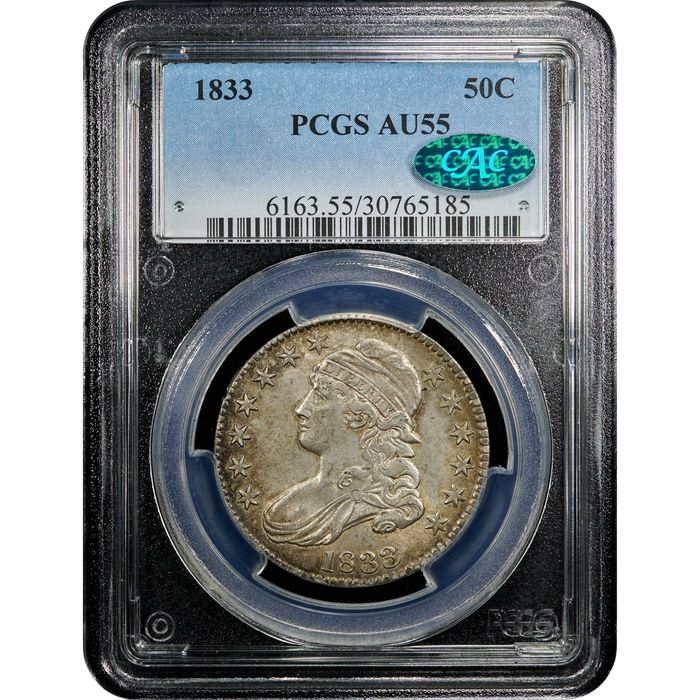 1833 Capped Bust Half Dollar (50c) Obverse Image