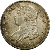 1833 Capped Bust Half Dollar (50c) Photo 3