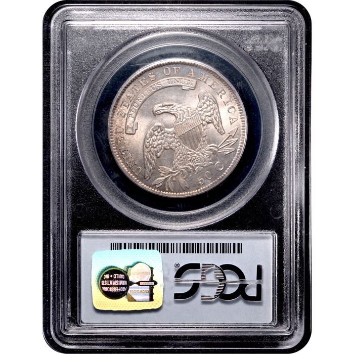 1834 Capped Bust Half Dollar (50c) Large Date Small Letters Reverse Slab Image