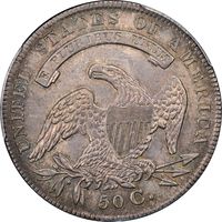 1834 Capped Bust Half Dollar (50c) O-112 Small Date Small Letters Reverse Image
