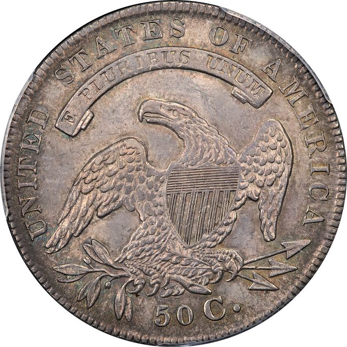 1834 Capped Bust Half Dollar (50c) O-112 Small Date Small Letters Reverse Image