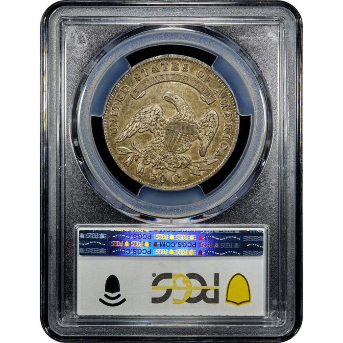1834 Capped Bust Half Dollar (50c) Small Date, Small Letters Reverse Slab Image
