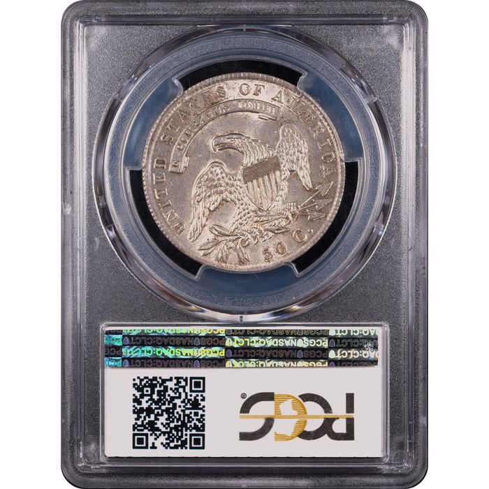 1834 Capped Bust Half Dollar (50c) Small Date Small Letters Reverse Slab Image