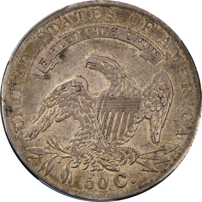 1834 Capped Bust Half Dollar (50c) Small Date Small Letters Reverse Image