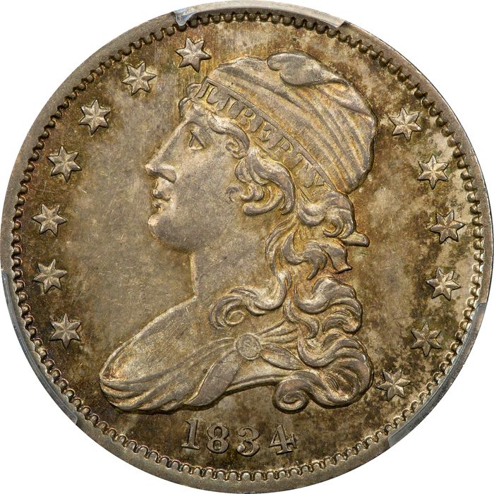 1834 Capped Bust Quarter (25c) Obverse Image