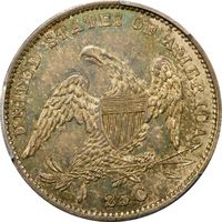 1834 Capped Bust Quarter (25c) Reverse Image