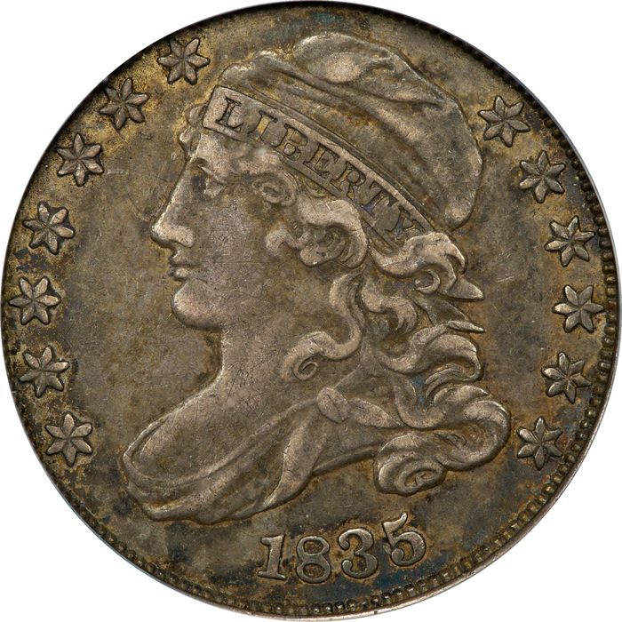 1835 Capped Bust Dime (10c) Obverse Image