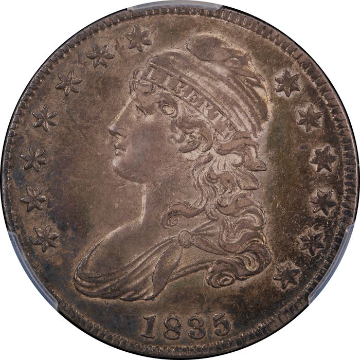 1835 Capped Bust Half Dollar (50c) Obverse Image