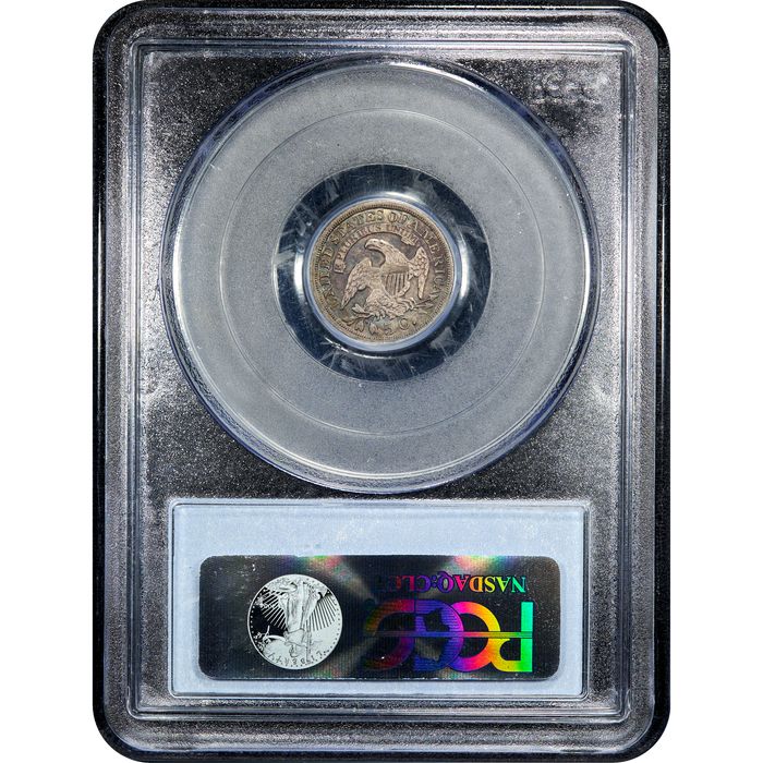 1836 Capped Bust Half Dime (h10c) Large 5C Reverse Slab Image