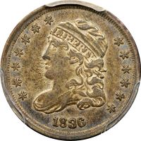 1836 Capped Bust Half Dime (H10C) Obverse Image