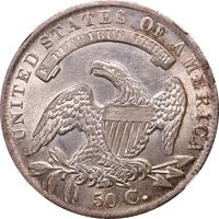 1836 Capped Bust Half Dollar (50c) Lettered Edge Photo 4