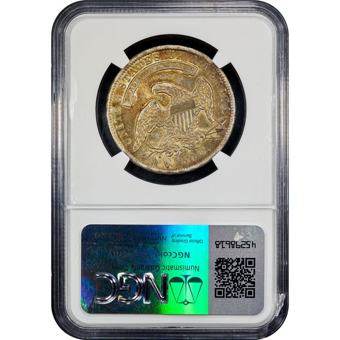 1836 Capped Bust Half Dollar (50c) Lettered Edge Reverse Slab Image