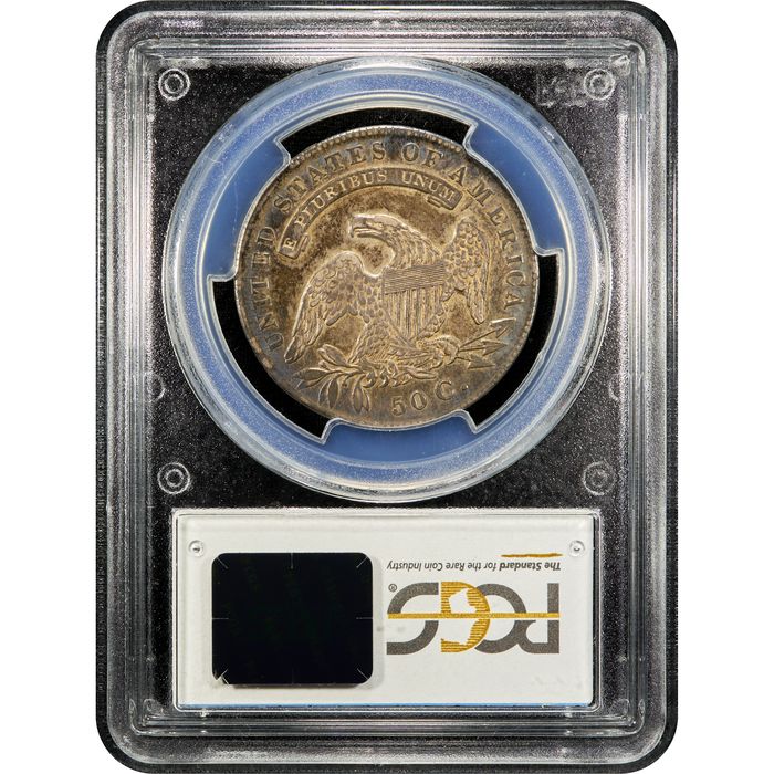 1836 Capped Bust Half Dollar (50c) Lettered Edge Reverse Slab Image