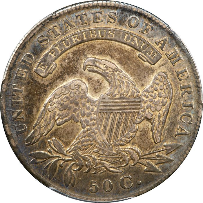 1836 Capped Bust Half Dollar (50c) Lettered Edge Reverse Image