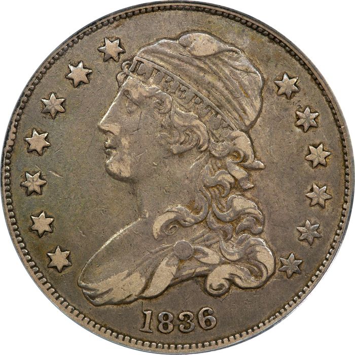1836 Capped Bust Quarter (25c) Obverse Image