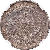 1837 Capped Bust Dime (10c) Reverse Image