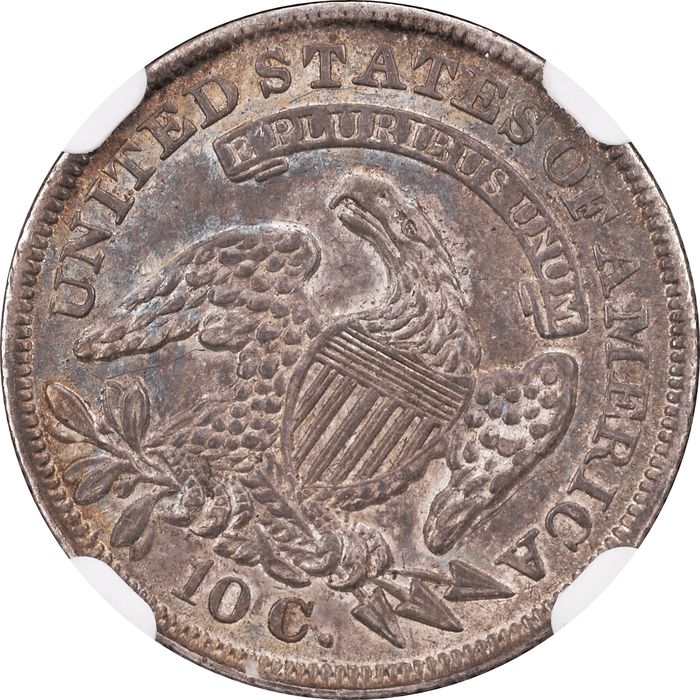 1837 Capped Bust Dime (10c) Reverse Image