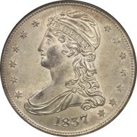 1837 Capped Bust Half (50c) Obverse Image