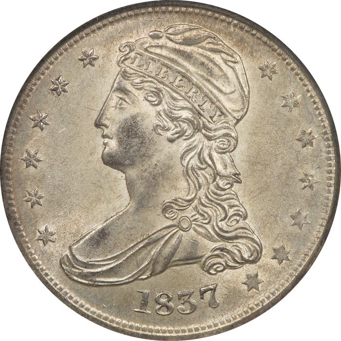 1837 Capped Bust Half (50c) Obverse Image