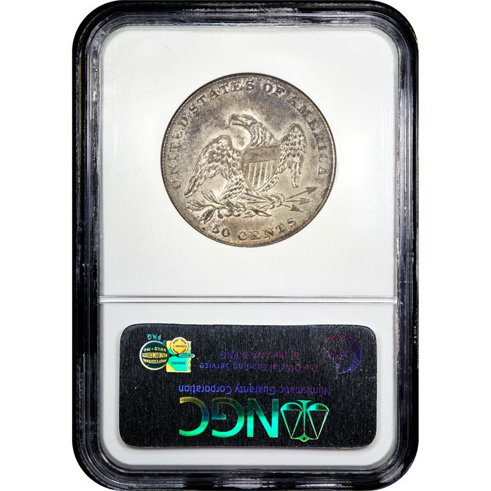 1837 Capped Bust Half (50c) Reverse Slab Image