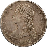 1837 Capped Bust Half Dollar (50c) Obverse Image
