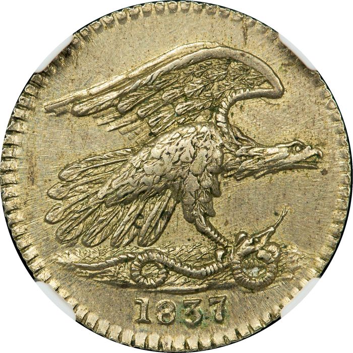 1837 Feuchtwanger Cent (1c) HT-268 Photo 3