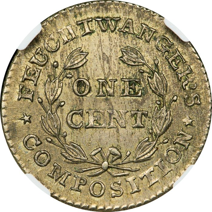 1837 Feuchtwanger Cent (1c) HT-268 Photo 4