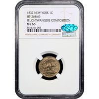 1837 Feuchtwanger Cent (1c) HT-268 Obverse Image
