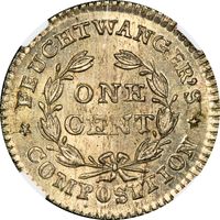 1837 Feuchtwanger Cent (1c) HT-268 Photo 4