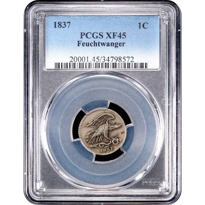 1837 Feuchtwanger Cent (1c) HT-268 Obverse Image