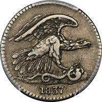 1837 Feuchtwanger Cent (1c) HT-268 Obverse Image