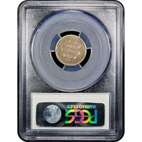 1837 Seated Liberty Dime (10c) No Stars, Large Date Reverse Slab Image