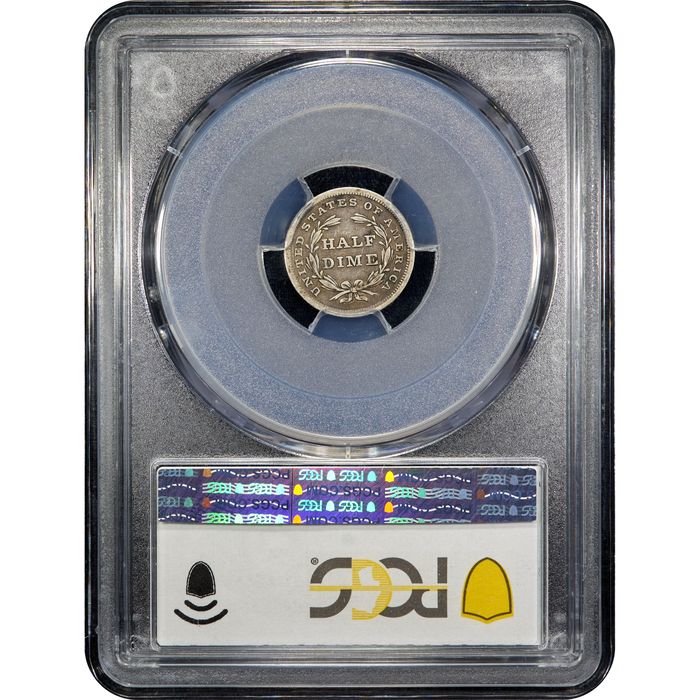 1837 Seated Liberty Half Dime (H10C) Seated Large Date Reverse Image