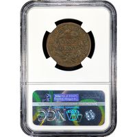 1838 Coronet Large Cent (1c) Reverse Slab Image
