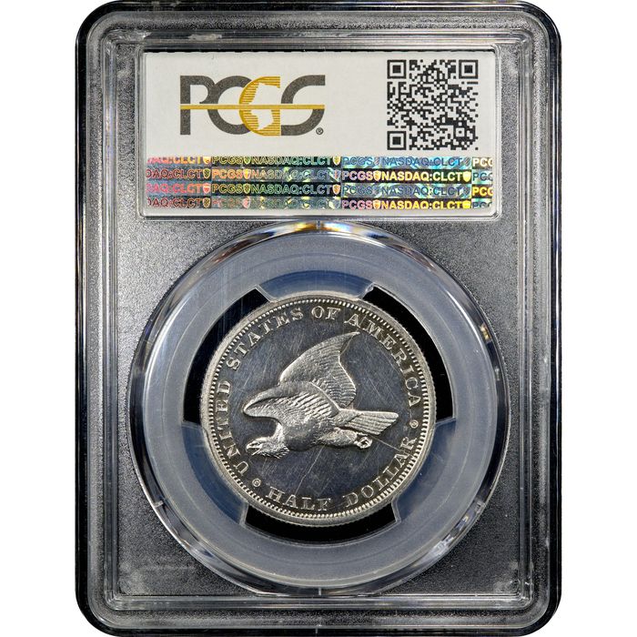 1838 Pattern Half Dollar (50c) J-73 Restrike Reverse Image